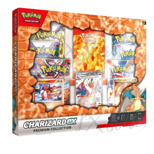 Set-De-Cartas-Pokemon-Tcg-Original-Charizard-Ex-Con-Fundas