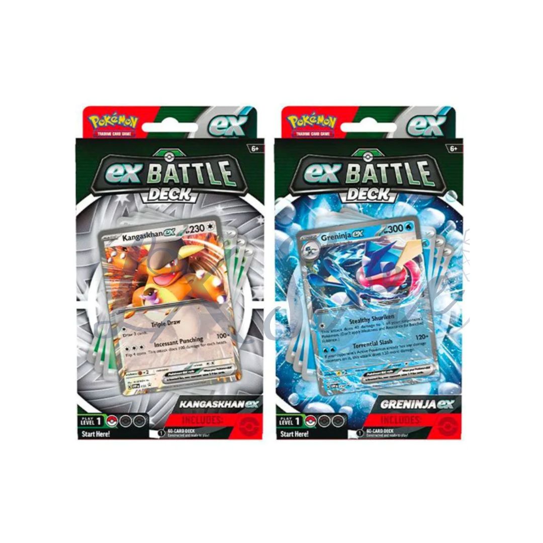 Cartas Pokemon Baraja ex battle deck greninja ex y kangaskhan