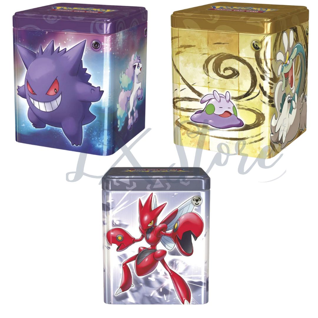 Cartas Pokémon TCG Lata Apilable Stacking Pin Coleccionable Original