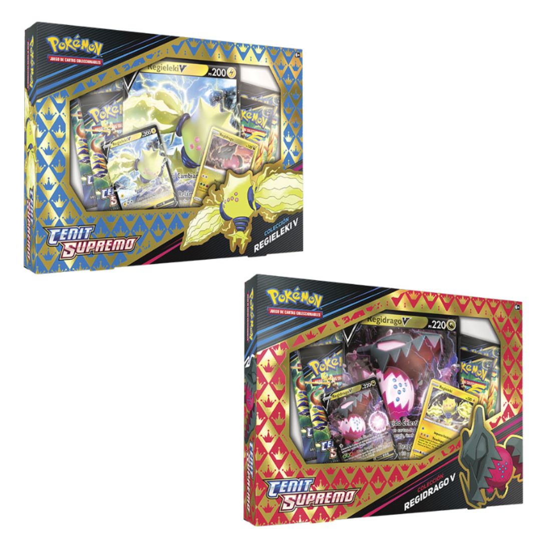 Cartas pokemon TCG originales de Regileki V Regidrago V (1)