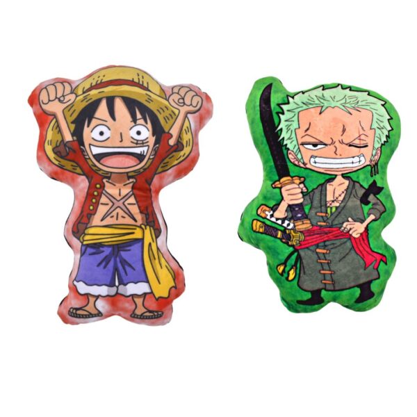 Cojines Sublimados de One Piece Luffy Zoro