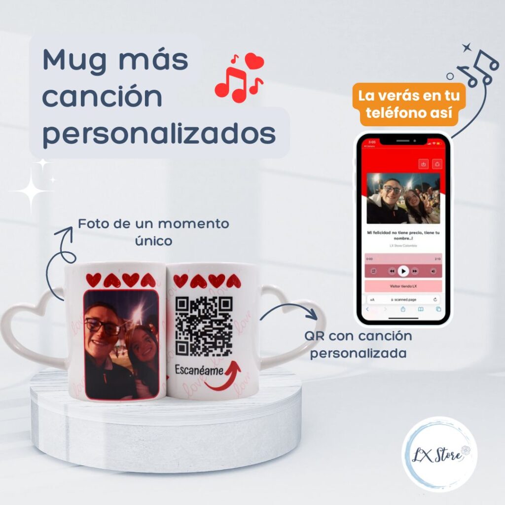 Mockups Mug mas canción personalizada