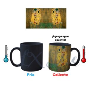 Mug De Arte El Beso Gustav Klimt Magico