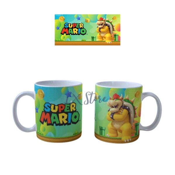 Mug Taza Mario Bros Bowser Blanco (1)