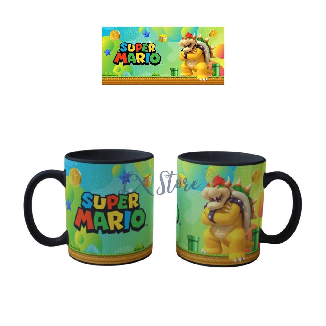 Mug Taza Mario Bros Bowser Negro (2)