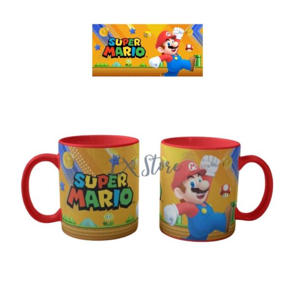 Mug Taza Mario Bros Rojo (1)