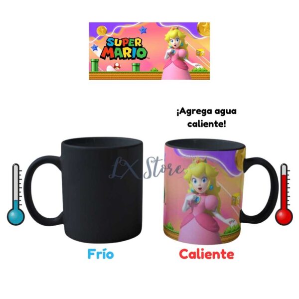 Mug Taza de Peach Princesa Mario Bros (1)