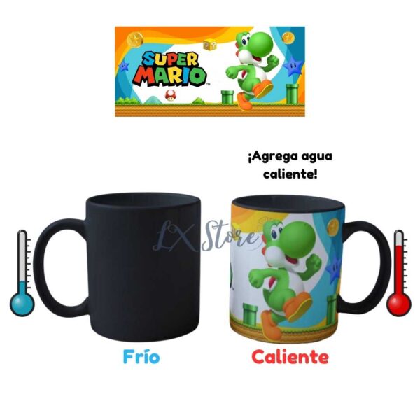 Mug taza Mario Bros Yoshi Magico (1)