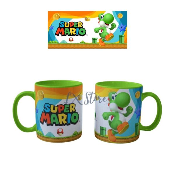 Mug taza Mario Bros Yoshi Verde (1)