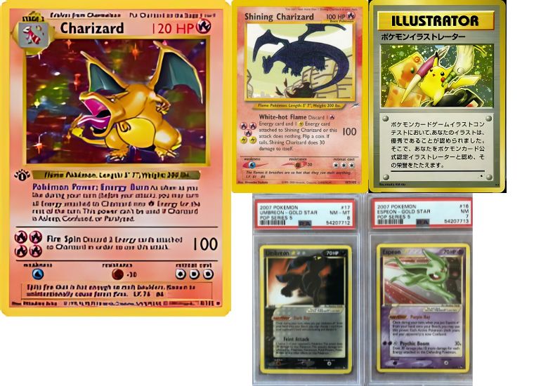 Las cartas mas raras y codiciadas del mercado de Pokemon TCG