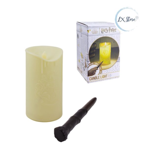 Lámpara de Varita Mágica con Vela - Producto Oficial de Harry Potter