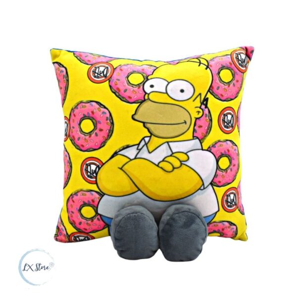 Cojín Peluche con Patitas de Homero Simpson