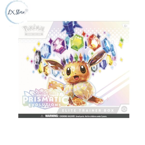 Set Cartas Prismatic Evolutions ETB Pokémon Elite Trainer Box