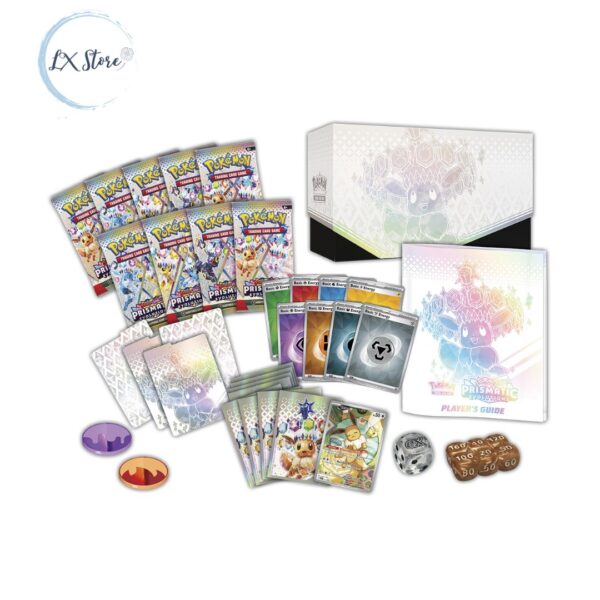 Set Cartas Prismatic Evolutions ETB Pokémon Elite Trainer Box - Imagen 2
