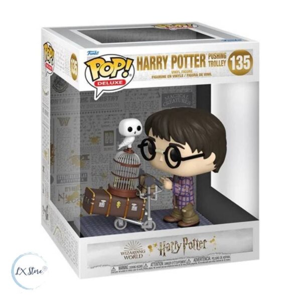 Funko Pop Harry Potter 135 Empujando Carrito Grande - Imagen 2