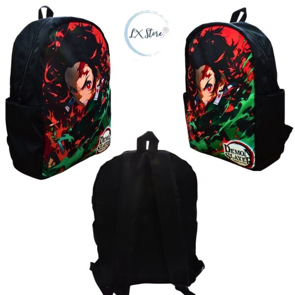 Maletas Morral de Demon Slayer Tanjiro Danza Del fuego - Imagen 2