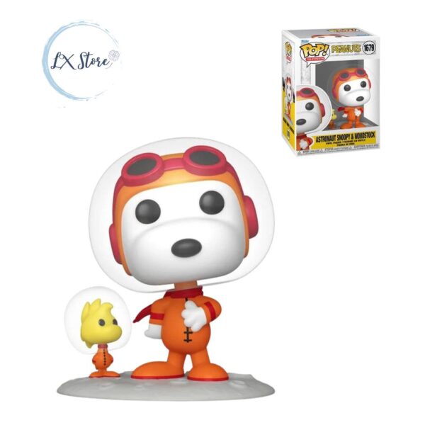 Funko Pop de Snoopy y Woodstock Astronauta #1679