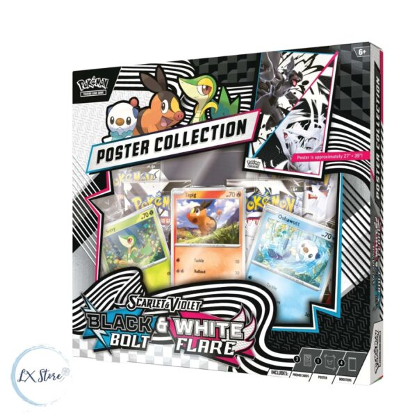 Combo Elite Trainer Box +Poster Collection de Black Bolt Pokémon TCG Preventa ($324.900) - Imagen 3
