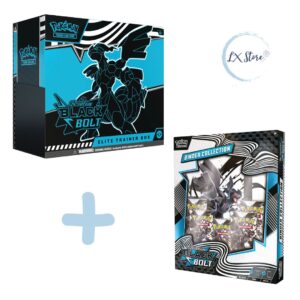 Combo Elite Trainer Box +Binder Collection de Black Bolt Pokémon TCG Preventa ($384.900)