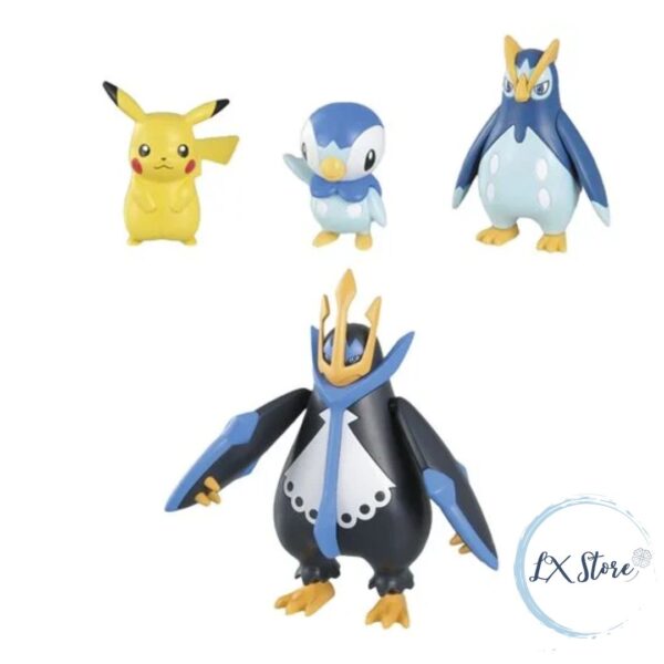 Set Model Kit Pokémon Empoleon 4 en 1 con Pikachu - Imagen 2