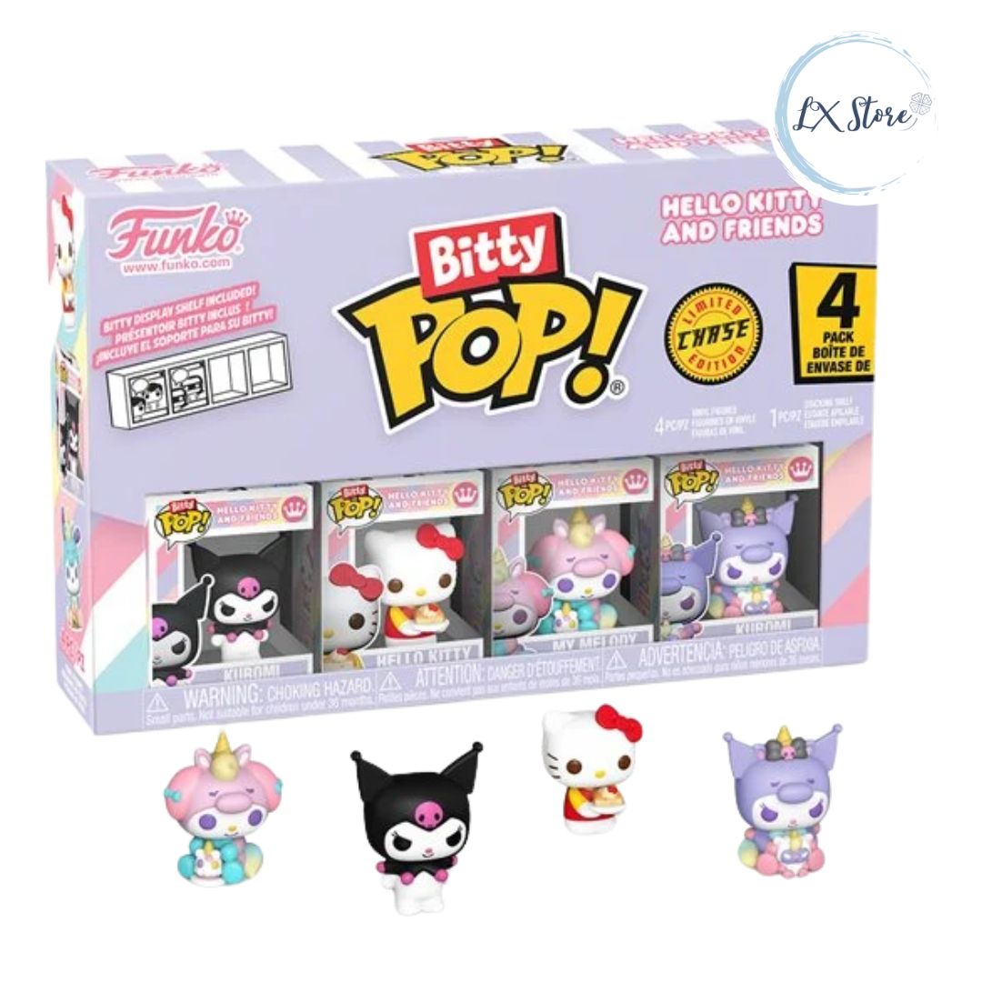 Funko Bitty pop Pack x4 Kuromi y Sus amigos