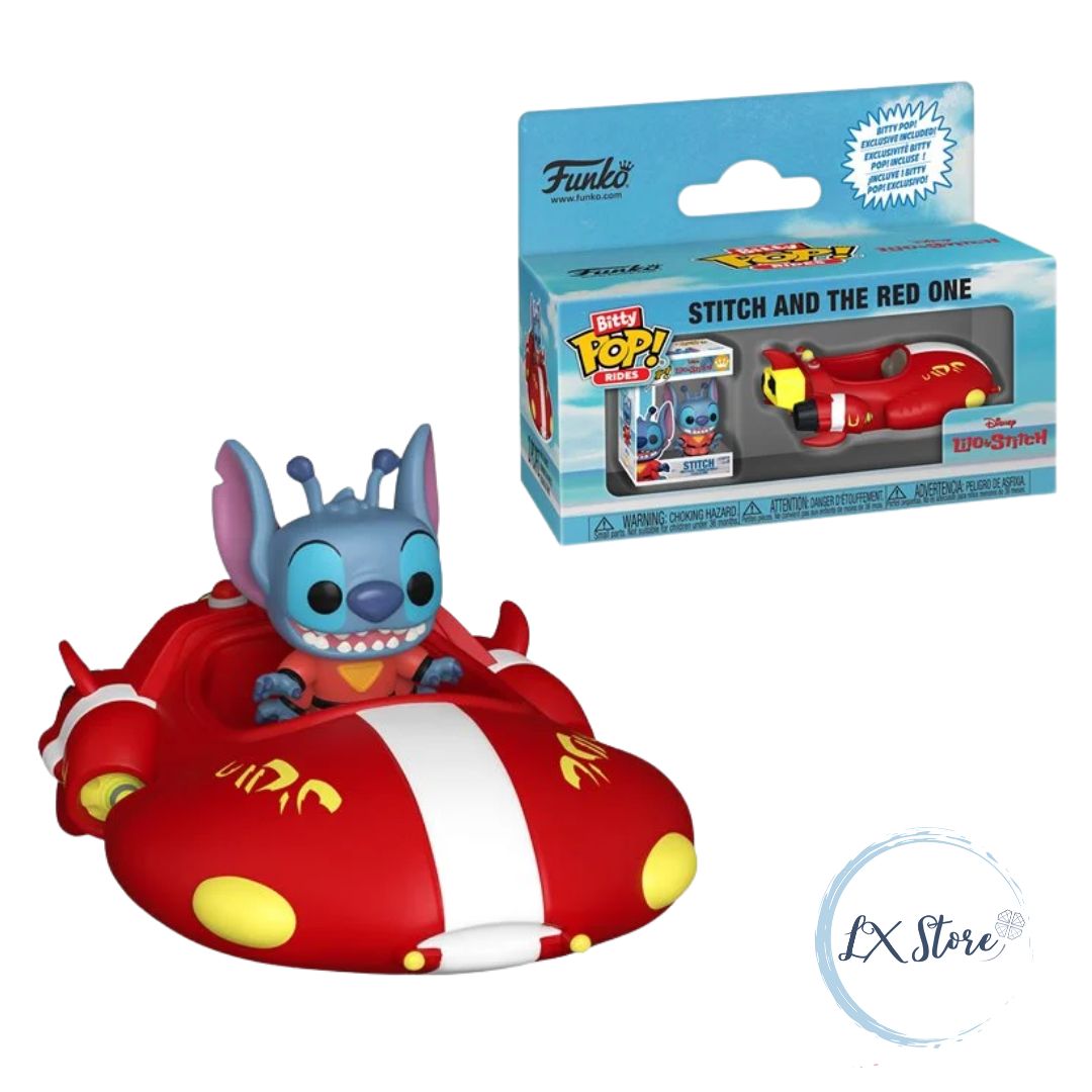 Funko Bitty pop Stitch Con Nave Espacial