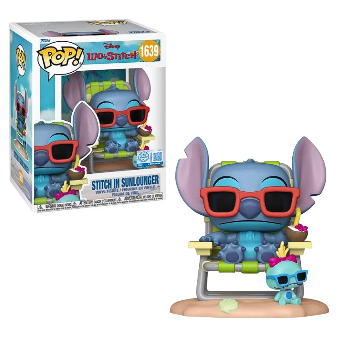 Funko Pop Premium Stitch en la Playa #1639 Exclusive