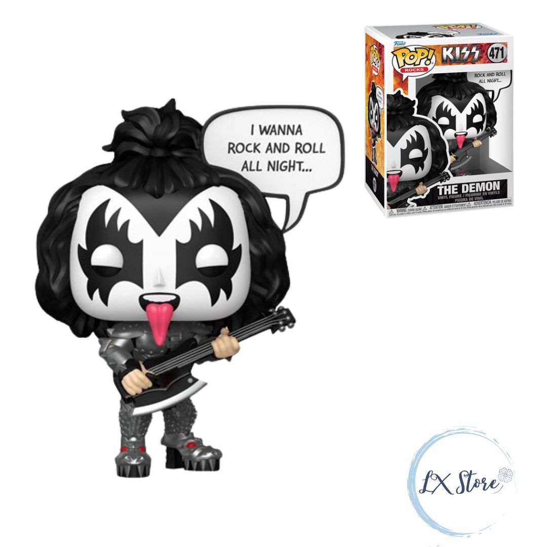 Funko de The Demon Kiss Gene Simmons #471