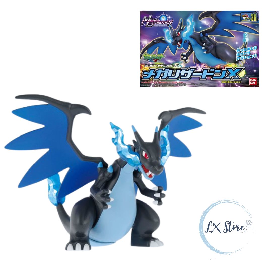 Juguete Pokémon Model Kit Armable Mega Charizard X
