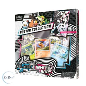 Unova Poster Collection + 4 Sobres Black Bolt And White Flame
