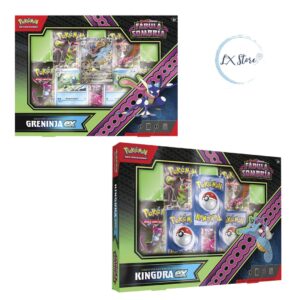 Colección Pókemon TCG Cartas Greninja Kingdra Ex Shrouded Fable