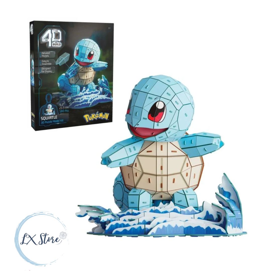 Model Kit 4D Rompecabezas Squirtle Pokémon
