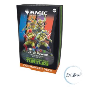 Commander Deck de Tortugas Ninja Magic The Gathering Ingles
