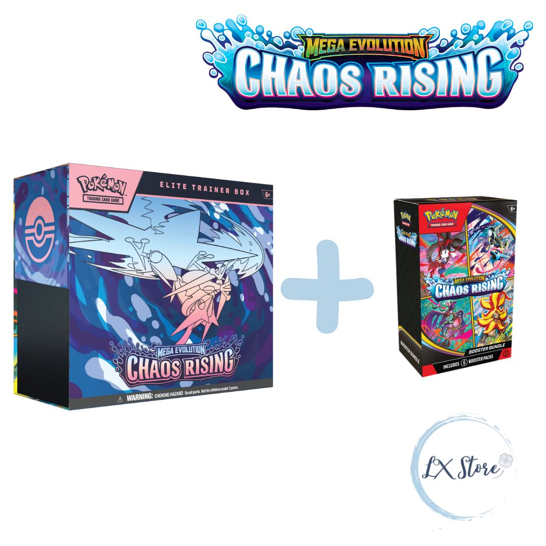 Combo Elite Trainer Box + Booster Bundle de Chaos Rising Pokémon TCG Preventa ($359.900)