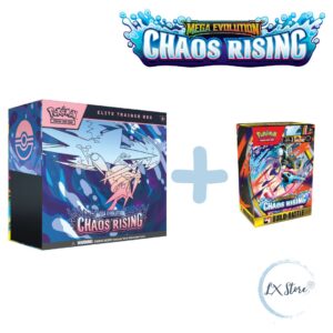 Combo Elite Trainer Box + Build and Battle de Chaos Rising Pokémon TCG Preventa ($349.900)